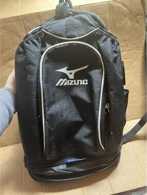 Mizuno Backpack Black Softball Soccer Basketball